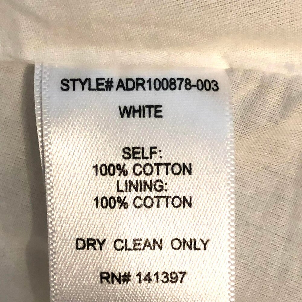 New ASTR The Label Poplin Tiered Midi Dress White M - Picture 8 of 8